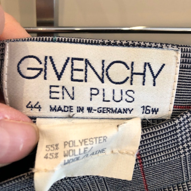 Vintage 80s Givenchy En Plus Pencil Skirt Germany Sz 12 - photo 3