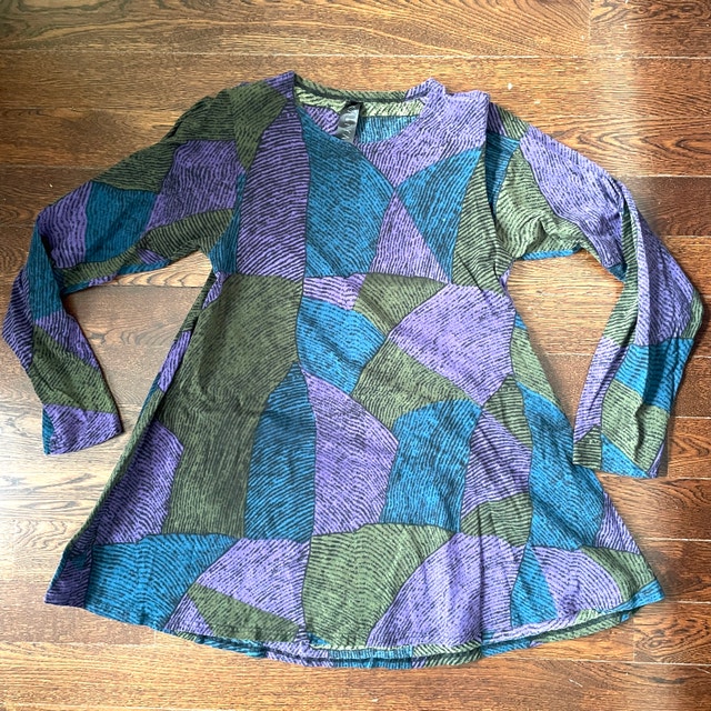 Kaliyana 100% Cotton Atelier Tunic - Trifecta Print Tokyo - photo 2