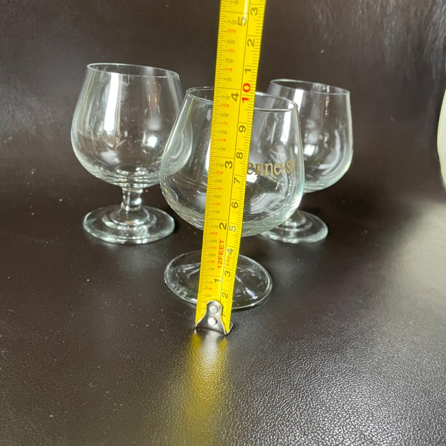 3 Cognac Brandy Snifters - one marked Hennessey - photo 4