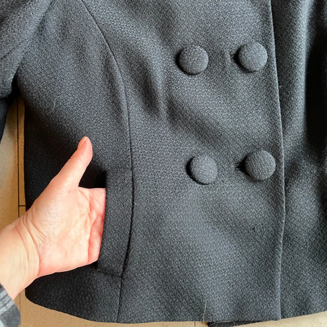 Vintage Tahari Arthur S. Levine Retro Black Jacket/Blazer-Sz 16W - photo 4