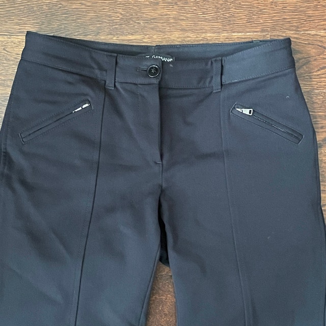 Dolce & Gabbana Black Equestrian Riding Pants - Size 4 - photo 2