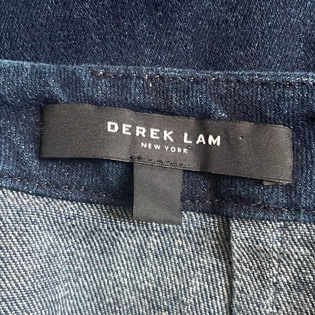 Derek Lam Designer Blue Jean Denim Midi Pencil Skirt - Size 4 - photo 3