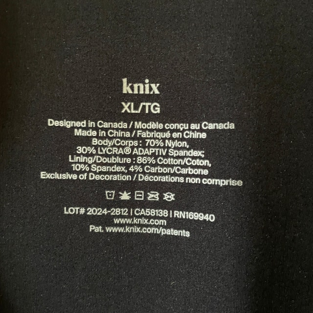 Knix Long Capri Length Shapers - XL - photo 2