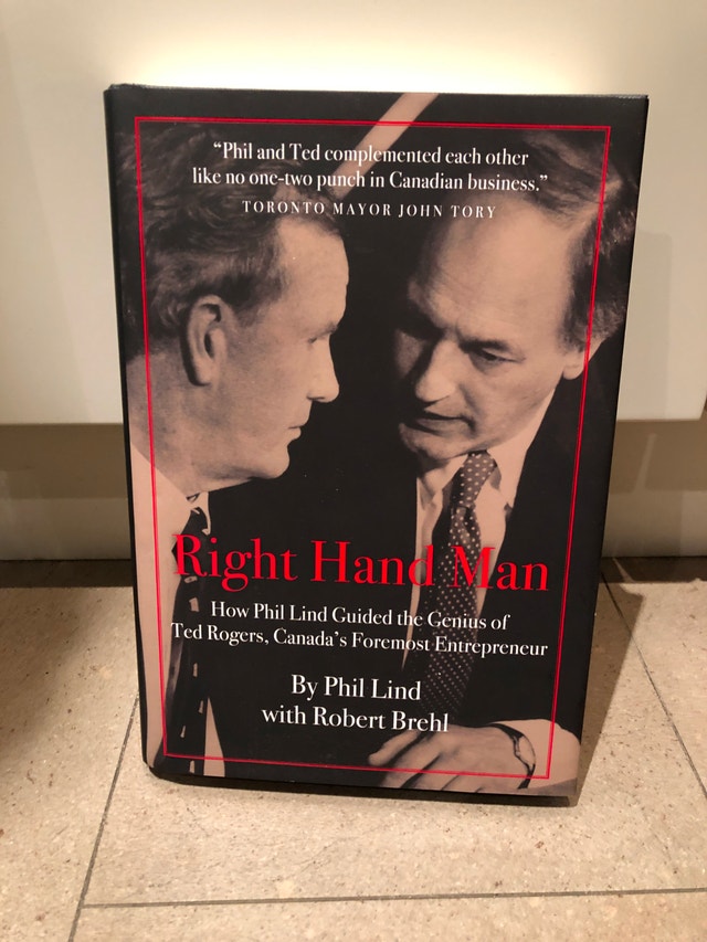 NEW hardcover copy of Right Hand Man by Phil Lind