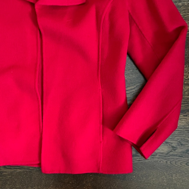 Alexandra Bartlett Red Wool Blazer - Large - photo 2