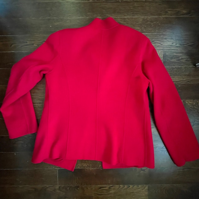 Alexandra Bartlett Red Wool Blazer - Large - photo 3