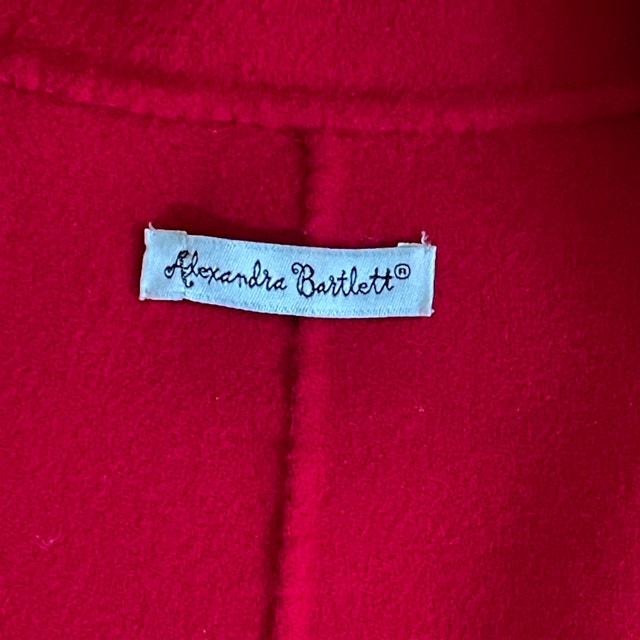 Alexandra Bartlett Red Wool Blazer - Large - photo 4