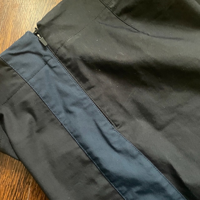 Kit and Ace Woman's Black Pants with Thick Blue Side Stripe-Sz.6 - photo 5