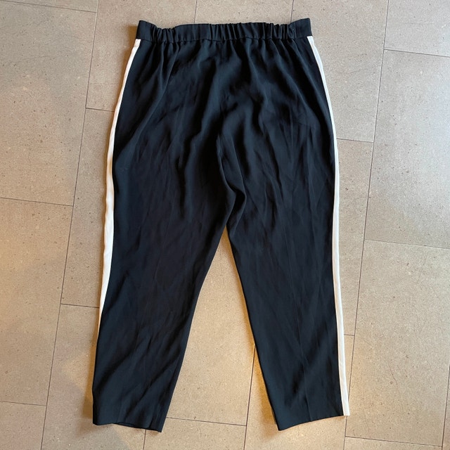 Aritzia Babaton Dexter Pant Black White Stripe Size 12 - photo 4