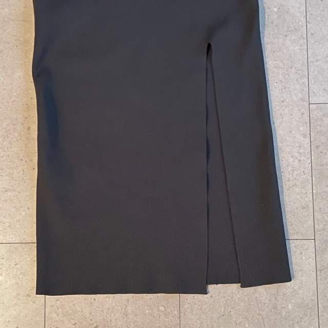 Sanctuary Black Knit Maxi Skirt w/ High Slit - Medium - photo 2