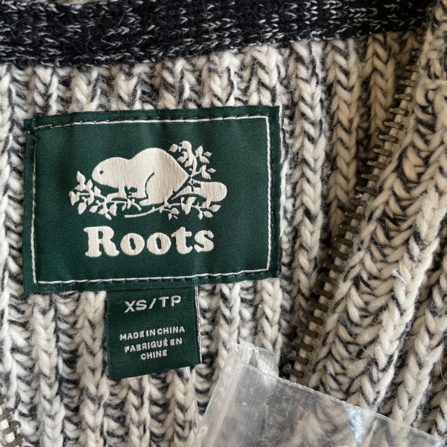 NWT Men's Roots Snowy Fox Zip Cardigan Sweater Jacket - Size S - photo 3