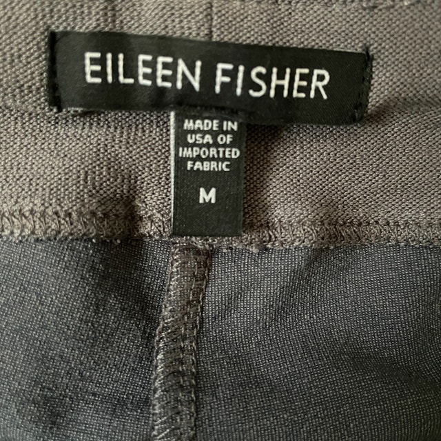 Eileen Fisher Gray Stretch Crepe Pants - Medium - photo 3