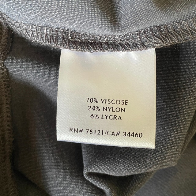 Eileen Fisher Gray Stretch Crepe Pants - Medium - photo 5