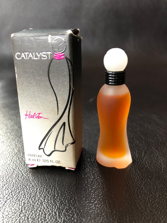 NEW vintage Mini Collectible Halston Catalyst Perfume