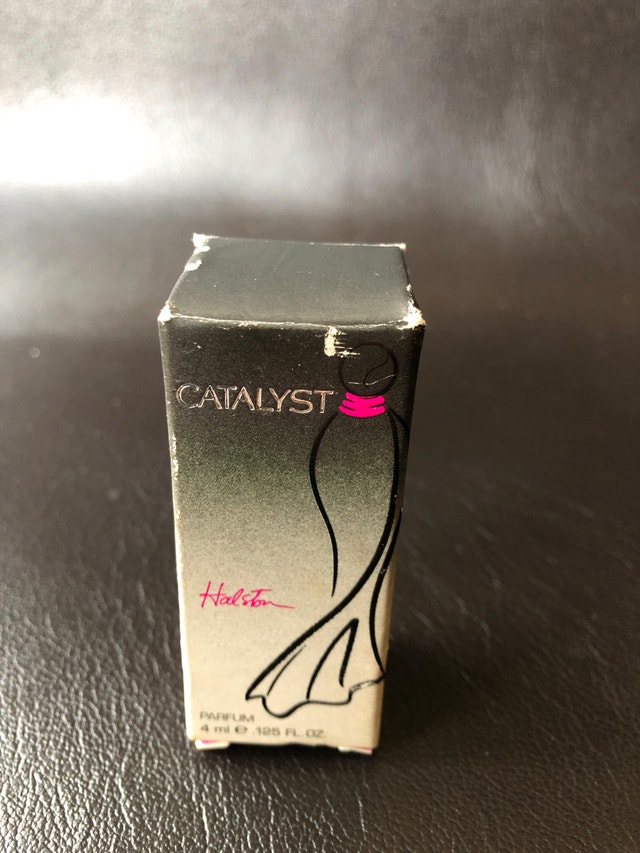 NEW vintage Mini Collectible Halston Catalyst Perfume - photo 2