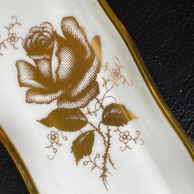 Vintage Hammersley Golden Glory Bone China England Mint/Olive Tr - photo 2