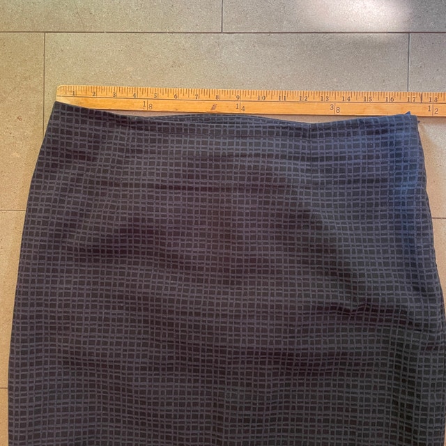 Brooks Brothers Knee Length Pencil Skirt - Black/Gray Sz. 14 - photo 2