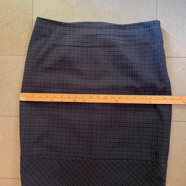 Brooks Brothers Knee Length Pencil Skirt - Black/Gray Sz. 14 - photo 3