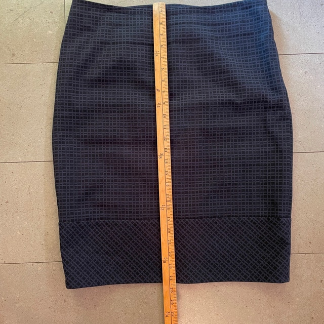 Brooks Brothers Knee Length Pencil Skirt - Black/Gray Sz. 14 - photo 4
