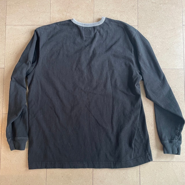 Vintage Gap Snowflake Long Sleeve Cotton Tee - Red - LGE - photo 4