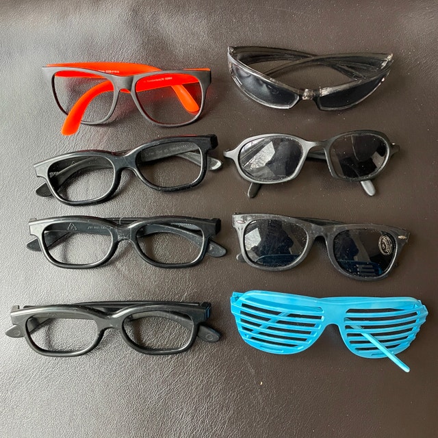 Lot of 8 Novelty Glasses and Sunglasses