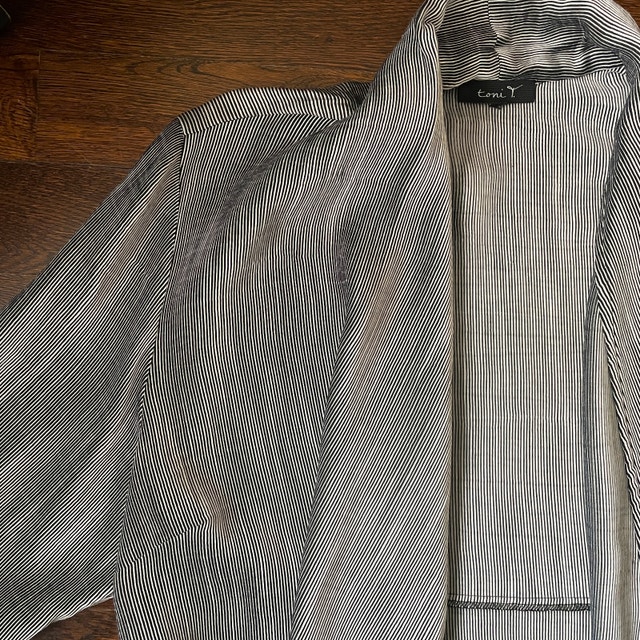 Gorgeous Toni T Black and White Cardigan jacket-Size 2X-Like NEW - photo 3