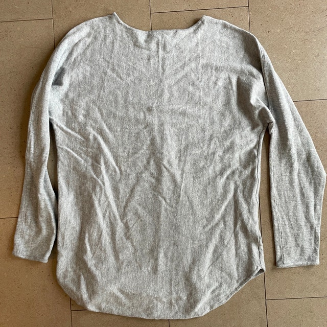 Michael Kors Fine Knit Grey Tunic Sweater - Small - photo 3