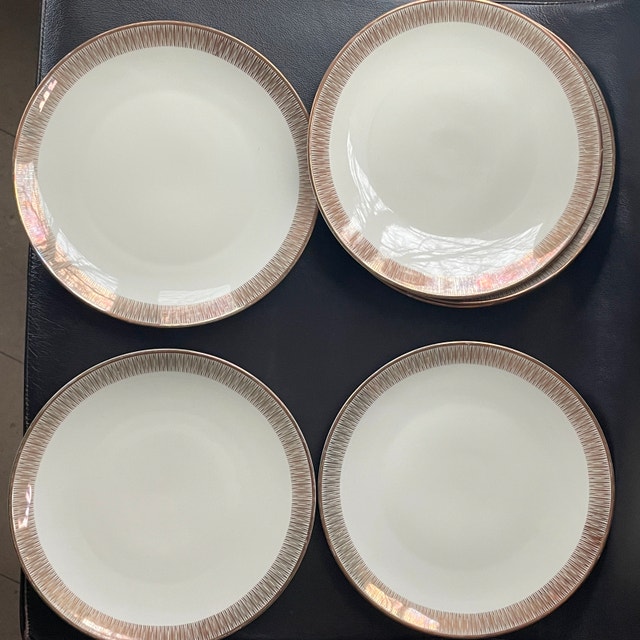 6 Vintage Salad/Dessert Plates Winterling Bavaria Germany - photo 5