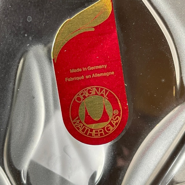 NEW Mikasa Walther 7” Frosted Tulip Etched Glass Bowl-Great Gift - photo 2