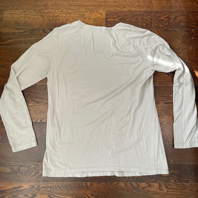 Transit Par Such Long Sleeve T-Shirt Top Jersey - Bone - Large - photo 4