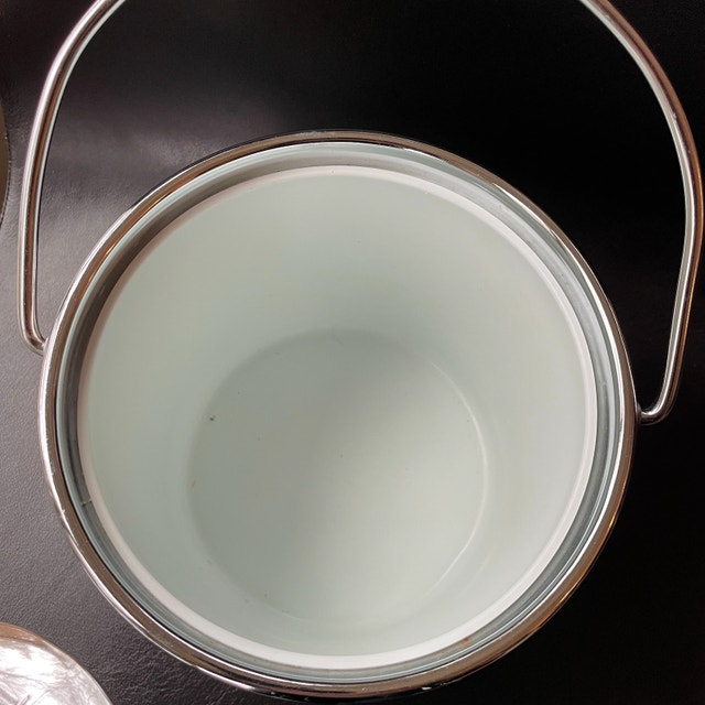 Vintage 70s World Map Ice Bucket - photo 3