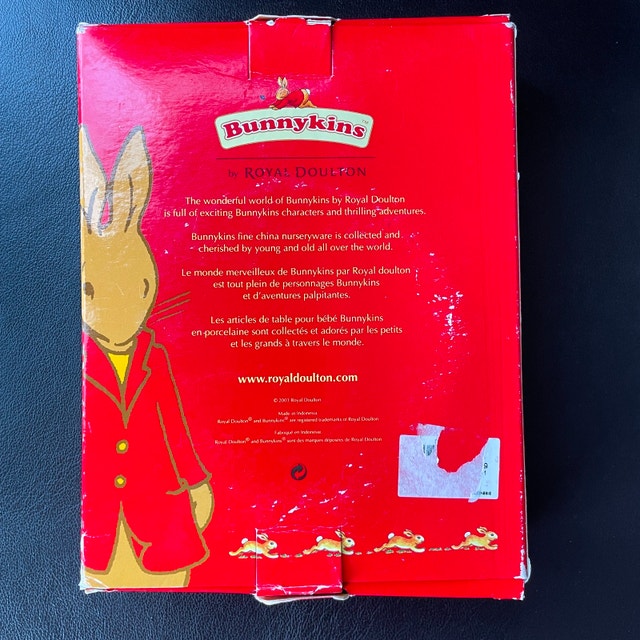 Vintage Bunnykins Royal Doulton Bowl & Spoon Set - NEW - photo 3