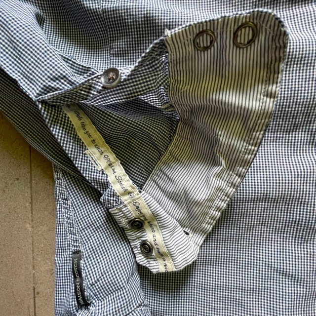 Maison Scotch Woman's Blue/White Cotton Blouse Shirt - Size Smal - photo 4