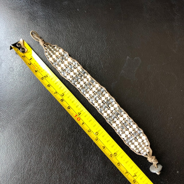 American Eagle wide beaded string bracelet - photo 4