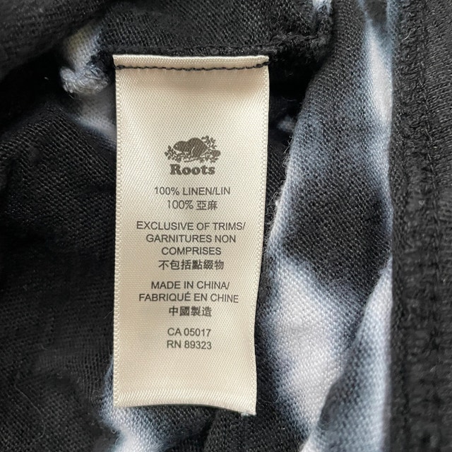 Roots Tie-Dye 100% Linen Long Sleeve Jersey - Small - photo 5