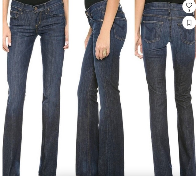 Citizens of Humanity Kelly Low Rise Bootcut Jeans Sz 24