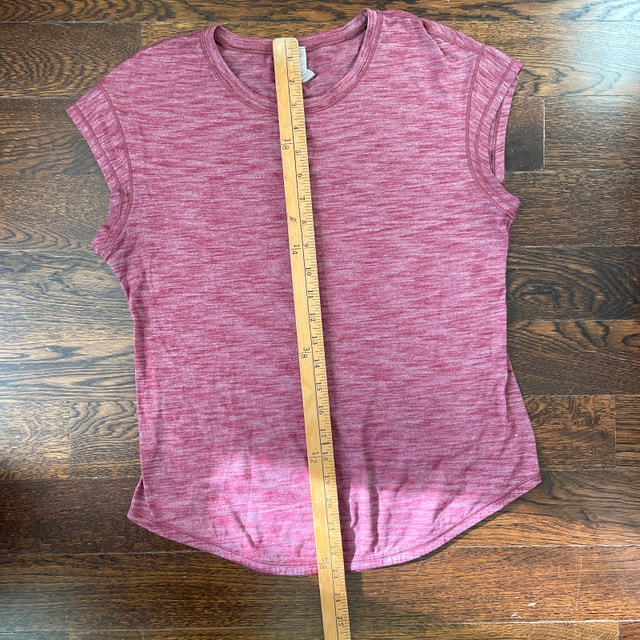 Lululemon Lost In Pace Short Sleeve Top - Heathered Rouge - Sz 4 - photo 4