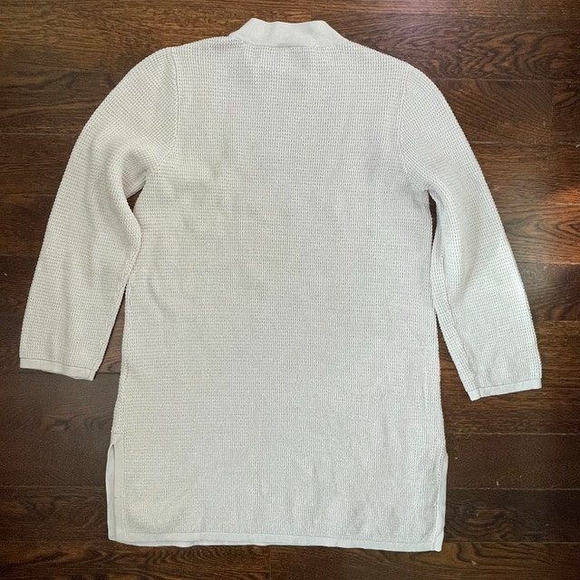 Eileen Fisher Bone Silk/Cotton Tunic - Small - photo 3