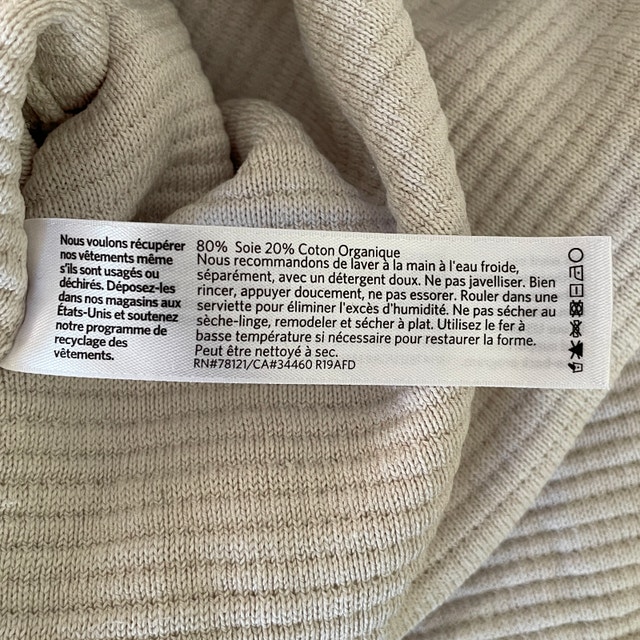 Eileen Fisher Bone Silk/Cotton Tunic - Small - photo 4