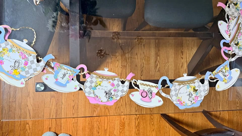 Alice in Wonderland Tea Party Banner - photo 2