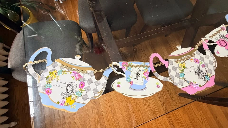 Alice in Wonderland Tea Party Banner - photo 3