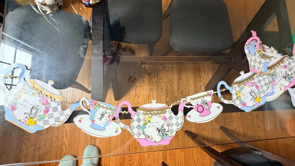 Alice in Wonderland Tea Party Banner - photo 4