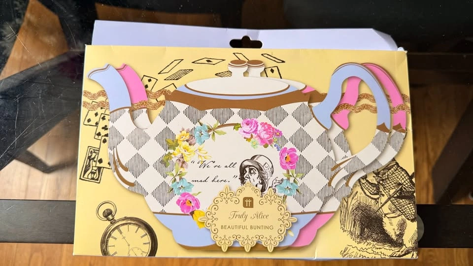 Alice in Wonderland Tea Party Banner - photo 5