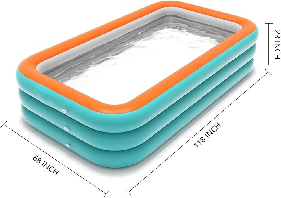 Big Inflatable Pool (118") + 25 Ft. Water Hose - photo 2