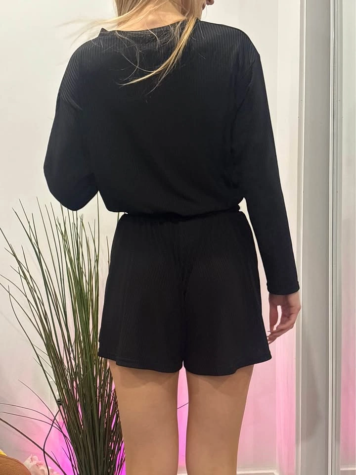 Black lightweight suit - shorts and jacket - photo 5