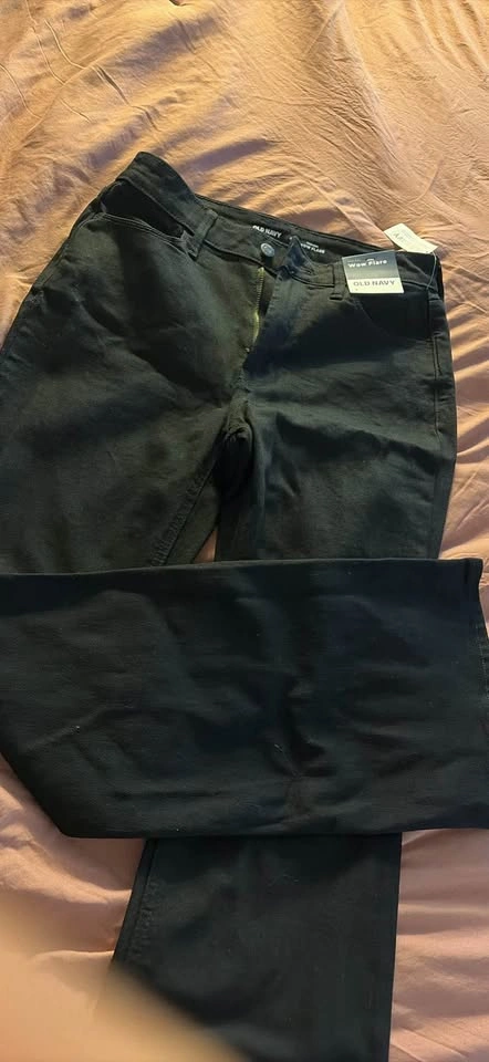 Black Old Navy Wow Flare Jeans - photo 2