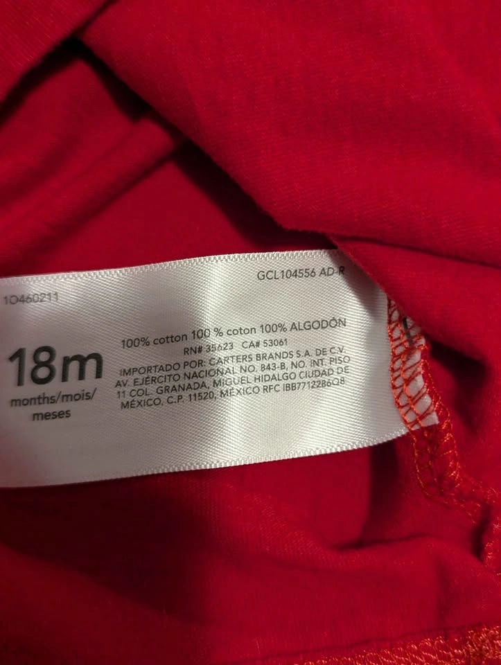 Carter's Baby T-Shirt LOVE Canada Maple Leaf 18 Months - photo 3