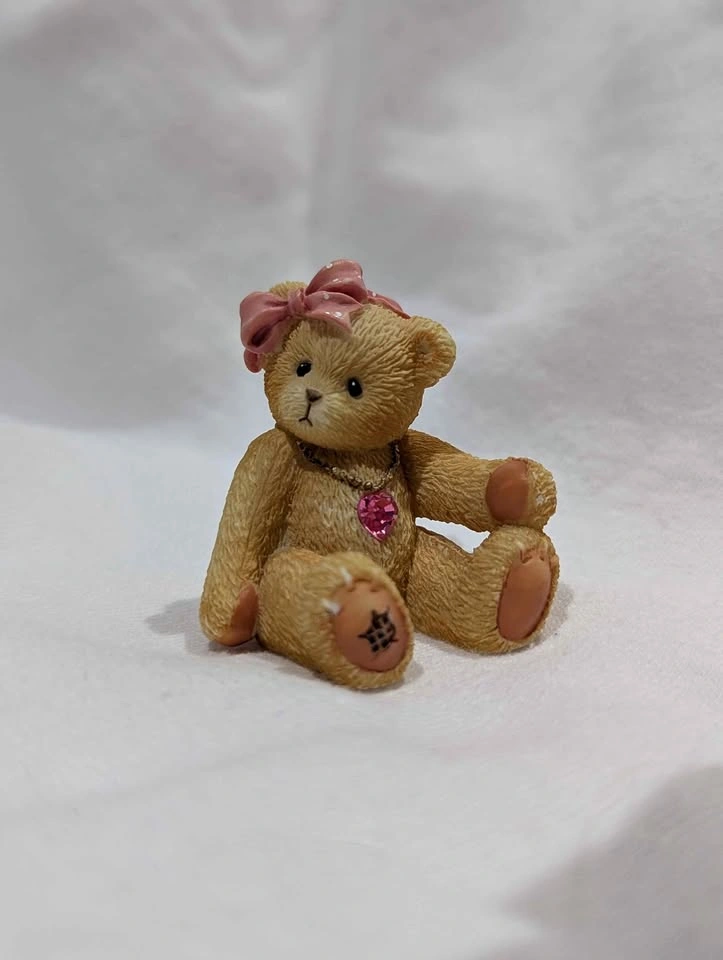 Enesco Cherished Teddies Little Sparkles Bear - October