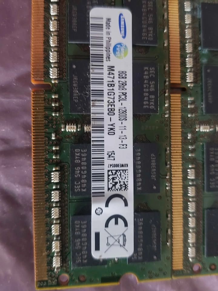 Samsung 16GB (2x8GB) DDR3L Laptop RAM - photo 3