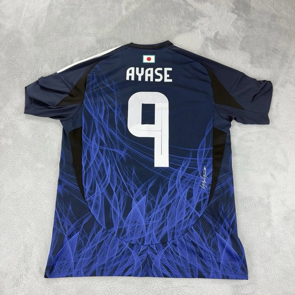 Adidas Japan Y-3 2024 Home Blue Jersey Ayase Ueda Men L IU0957 - photo 3